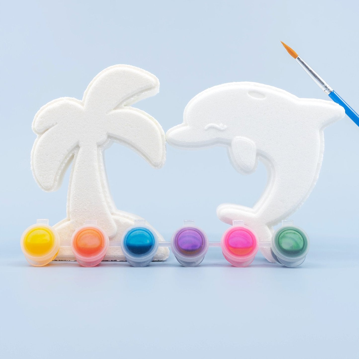 Bath Bomb | Paint Your Own Bath Bombs | Palm Tree | Dolphin