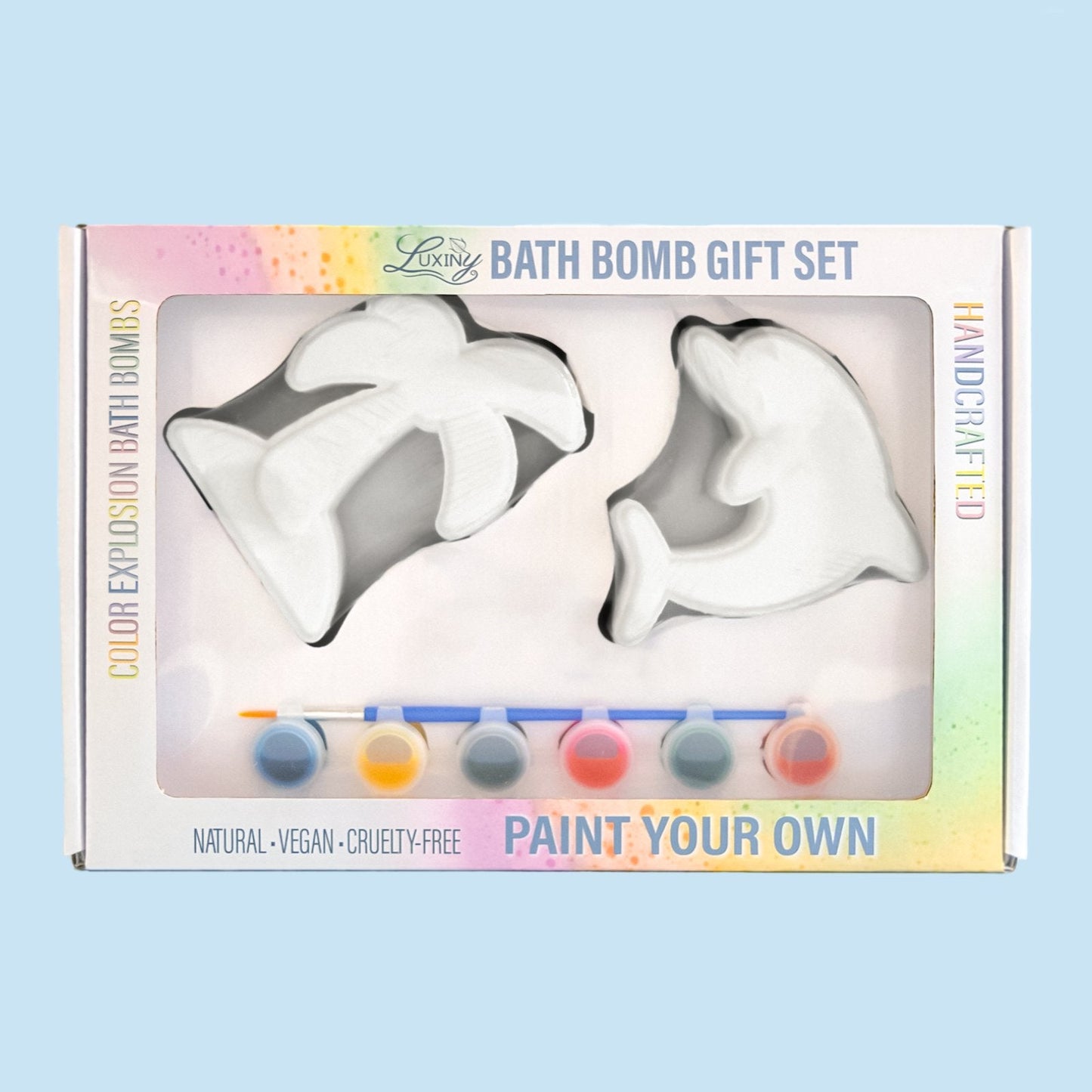 Bath Bomb | Paint Your Own Bath Bombs | Palm Tree | Dolphin