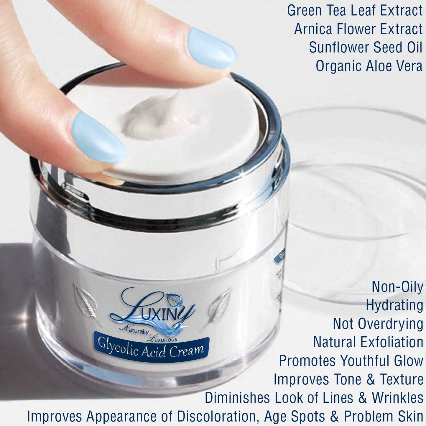 Night Cream | Glycolic Acid Cream | Exfoliating Skincare | Natural Skincare | Natural Facial