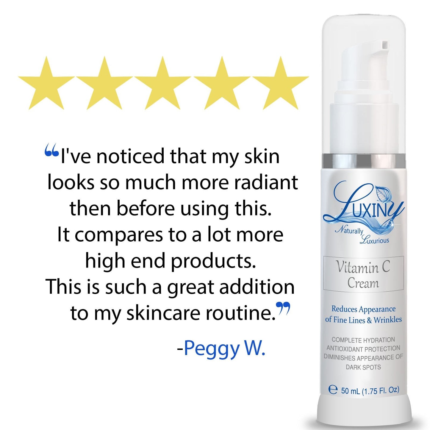 Vitamin C Cream | Facial Moisturizer | Luxiny Skincare | Natural Skincare