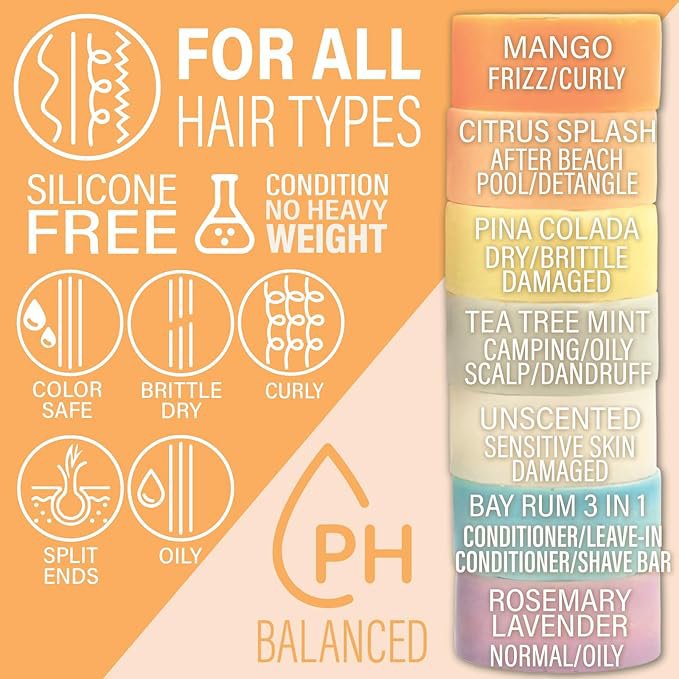 Mango Shampoo Bar- Frizz