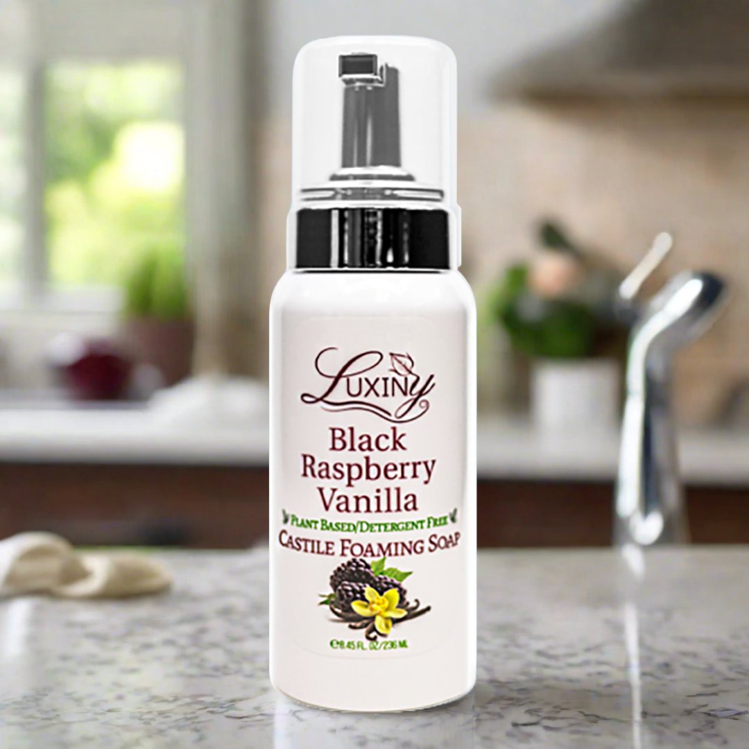 Foaming Hand Soap | Castile Soap | Natural Foaming Soap | Natural Liquid Soap | Black Raspberry Vanilla
