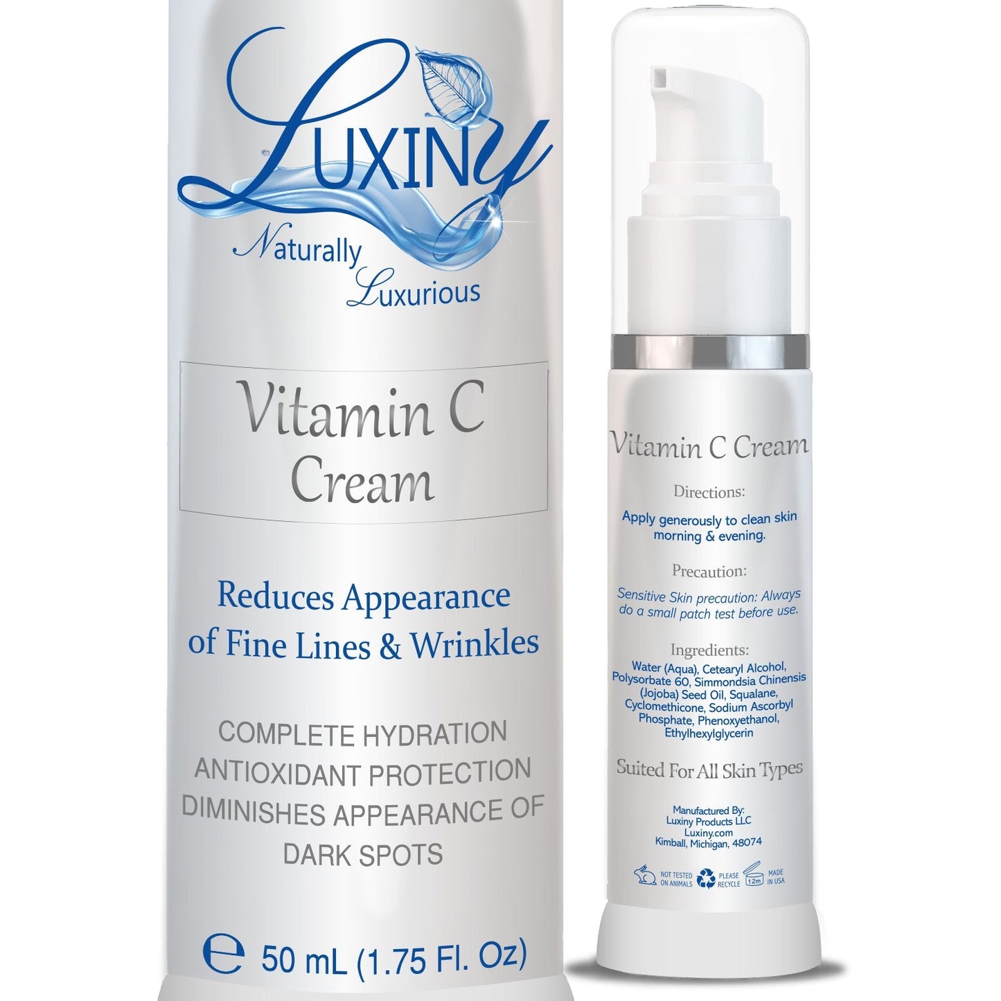 Vitamin C Cream | Facial Moisturizer | Luxiny Skincare | Natural Skincare