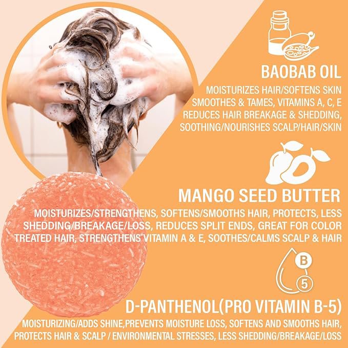 Mango Shampoo Bar- Frizz