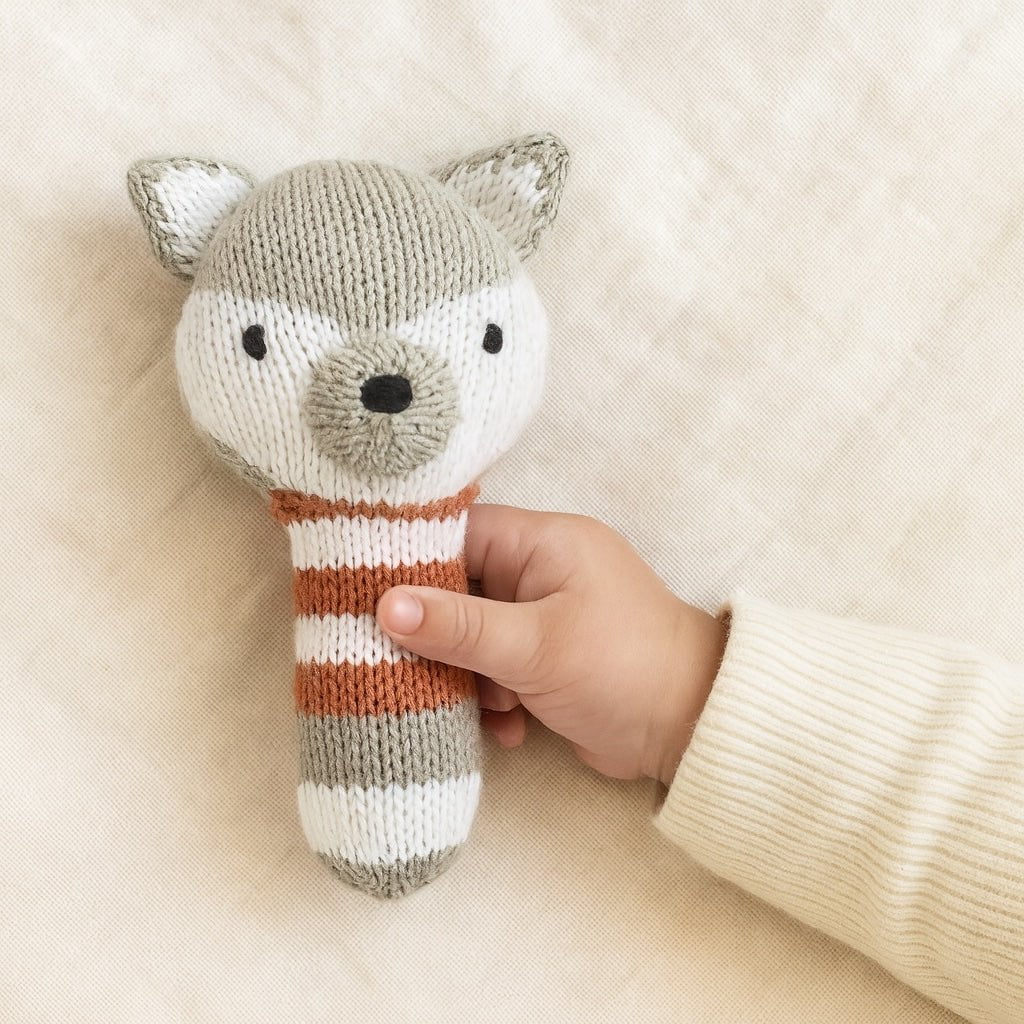 mini rattle | finley the fox