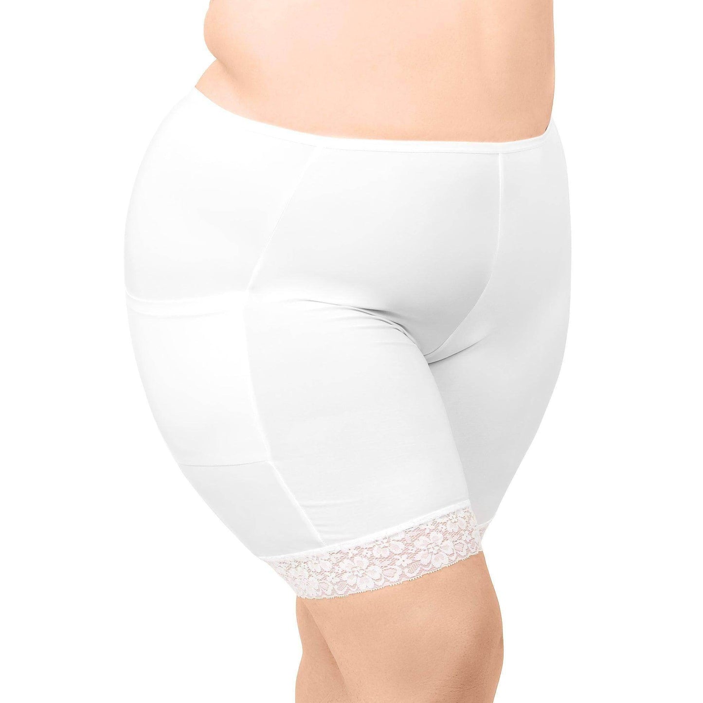 Cooling Slipshort with 2 Pockets 9" | White