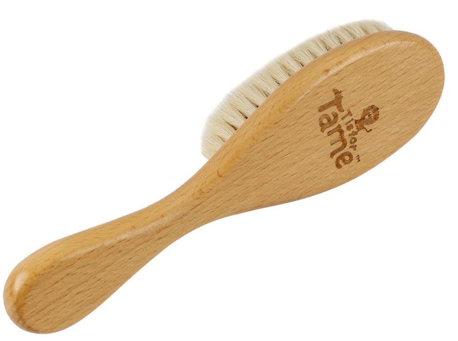 Natural Bristle Hair Brush, Soft Enough For Baby's Delicate Hair and Scalp