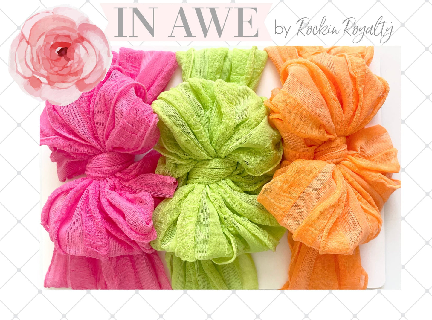 Neon Headband 3 pack set