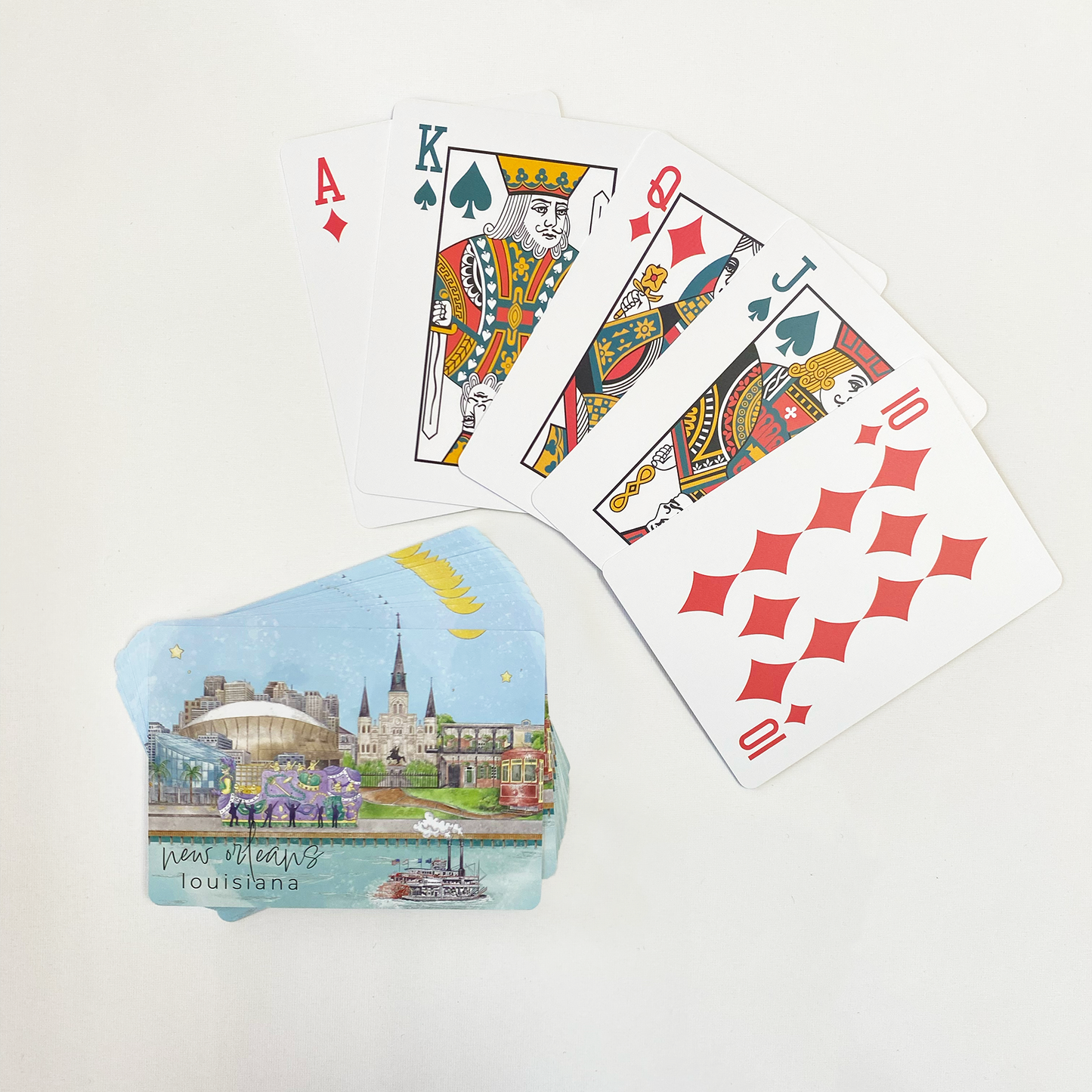 New Orleans Skyline Playing Cards