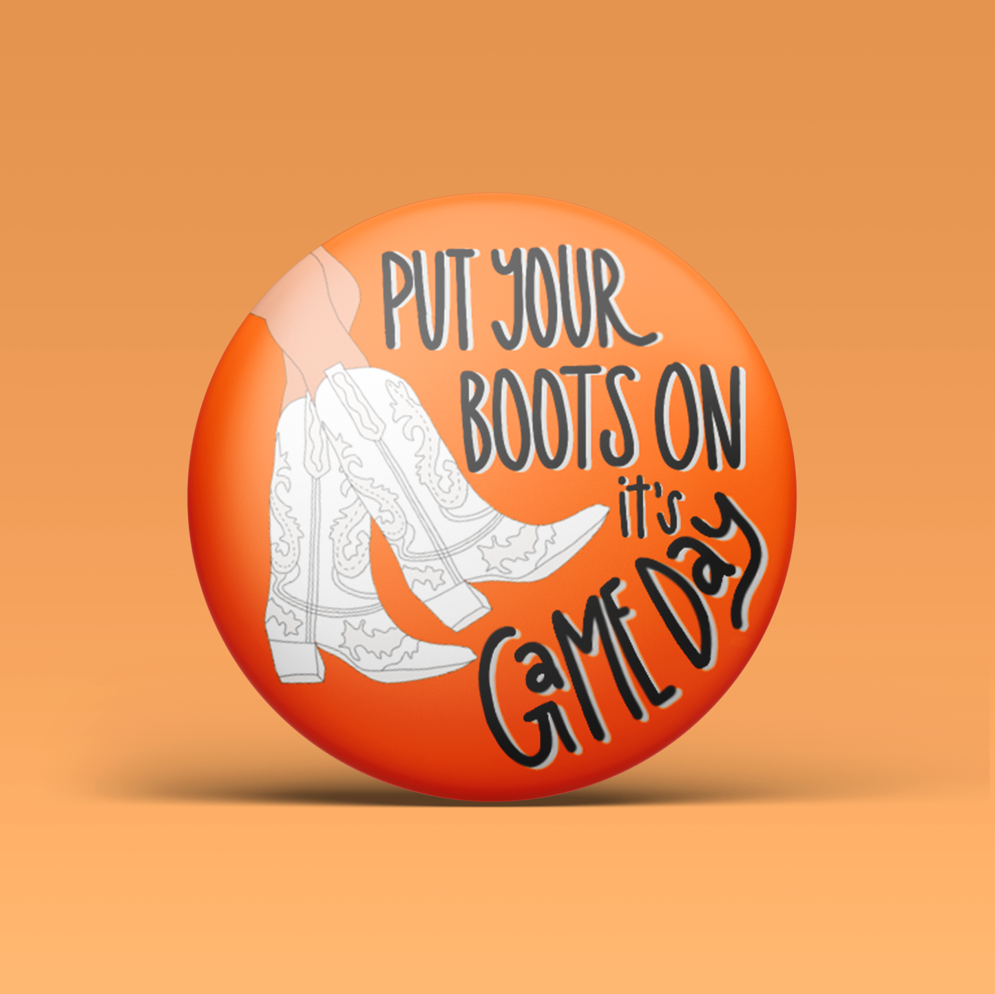 Put Your Boots On - Orange