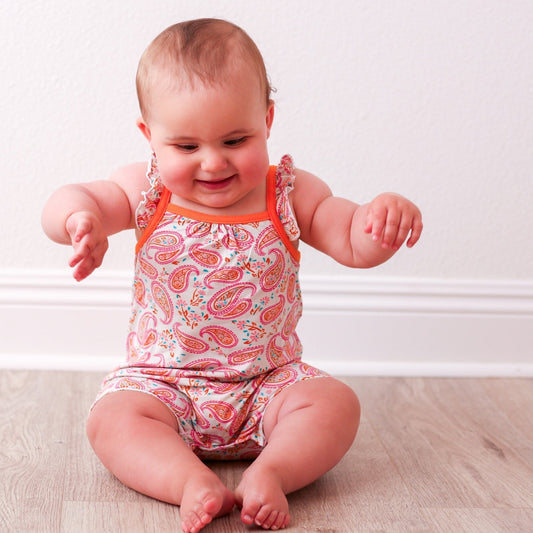 Paisley Bubble Romper