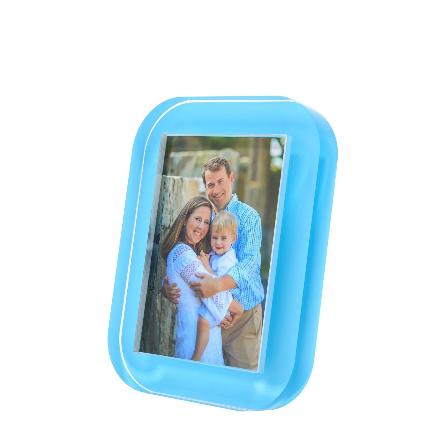 Pastel Blue Acrylic 4" x 6" Pop Frame