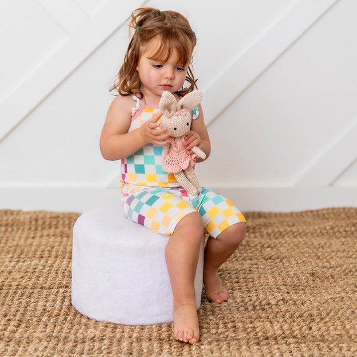 Pastel Checks Dress