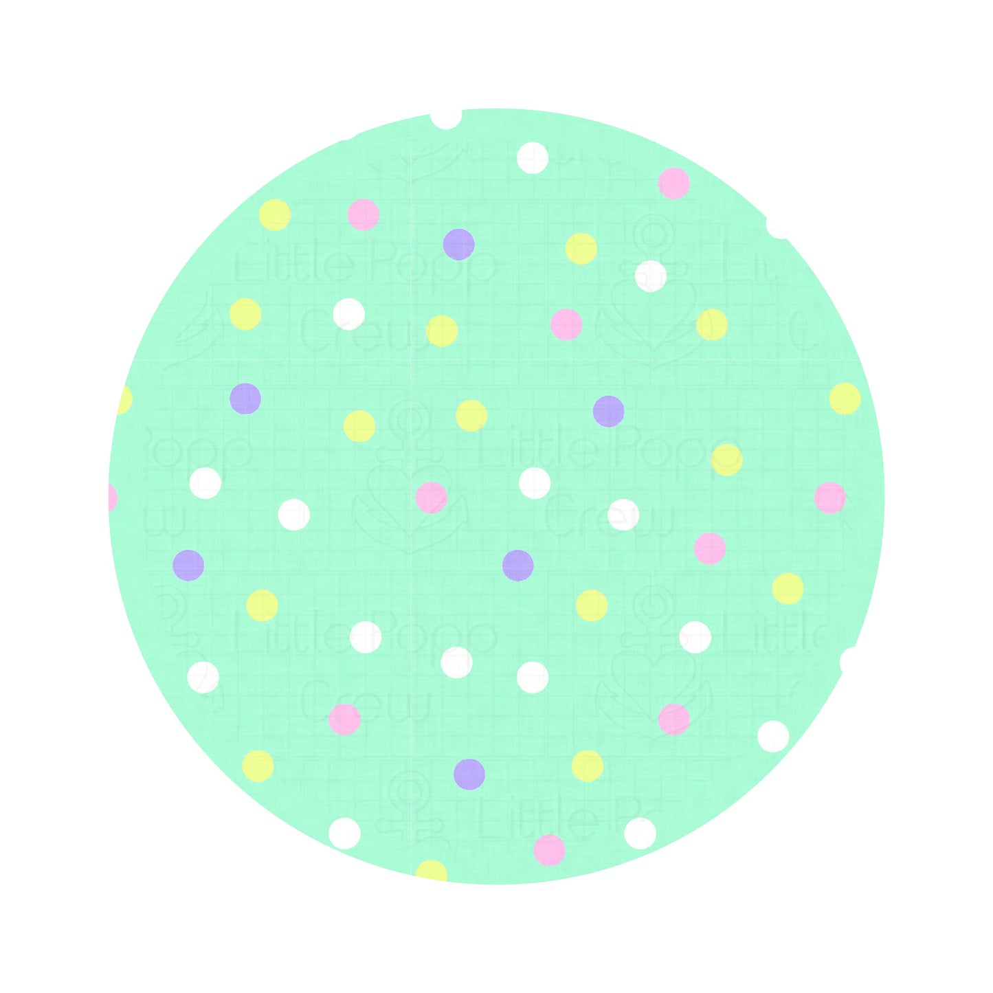 Pastel Dots | Bamboo Crib Sheet