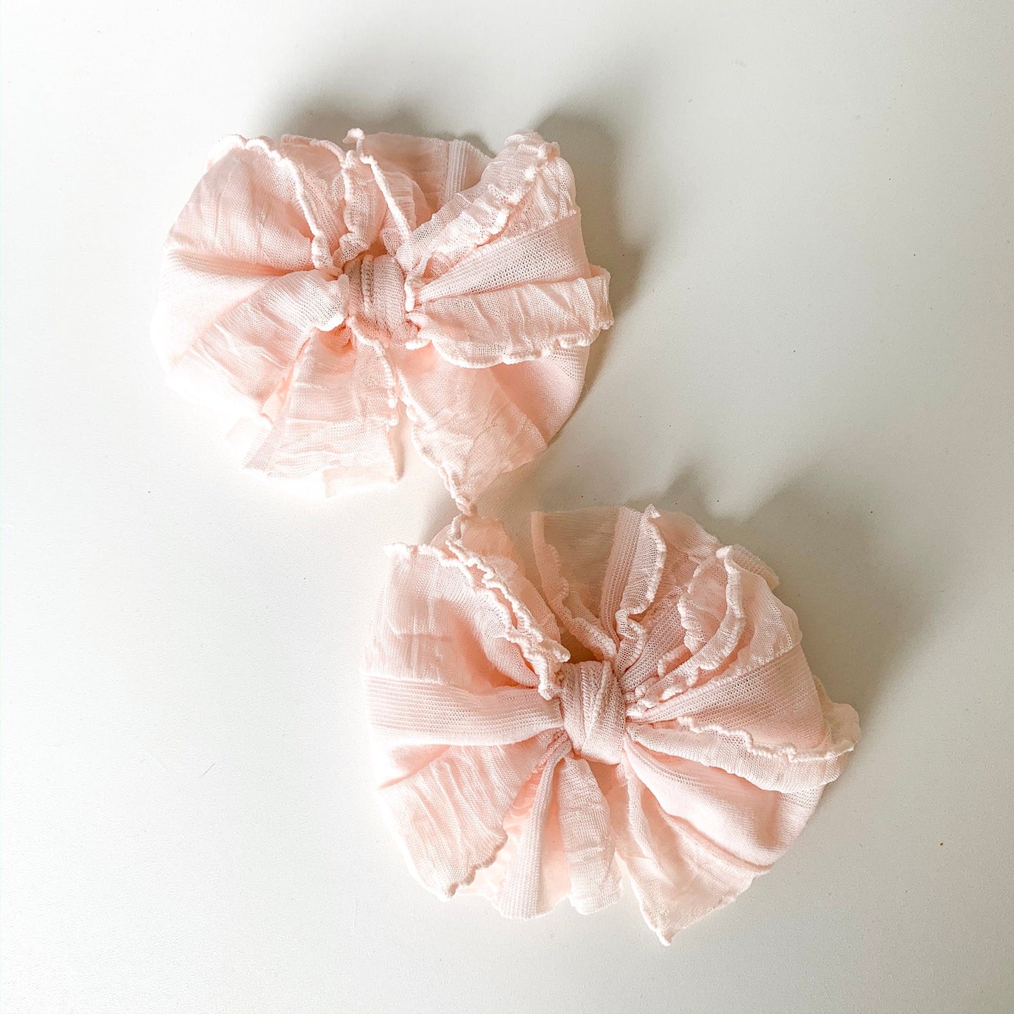 Peachy Keen | Ruffled Hair Clip