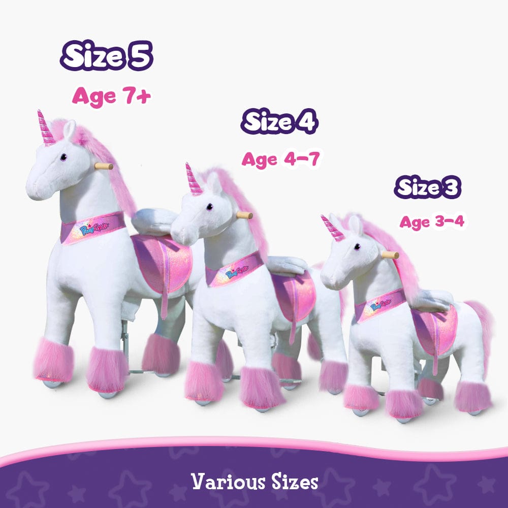 Model U Ride-On Unicorn Age 3-4 Pink