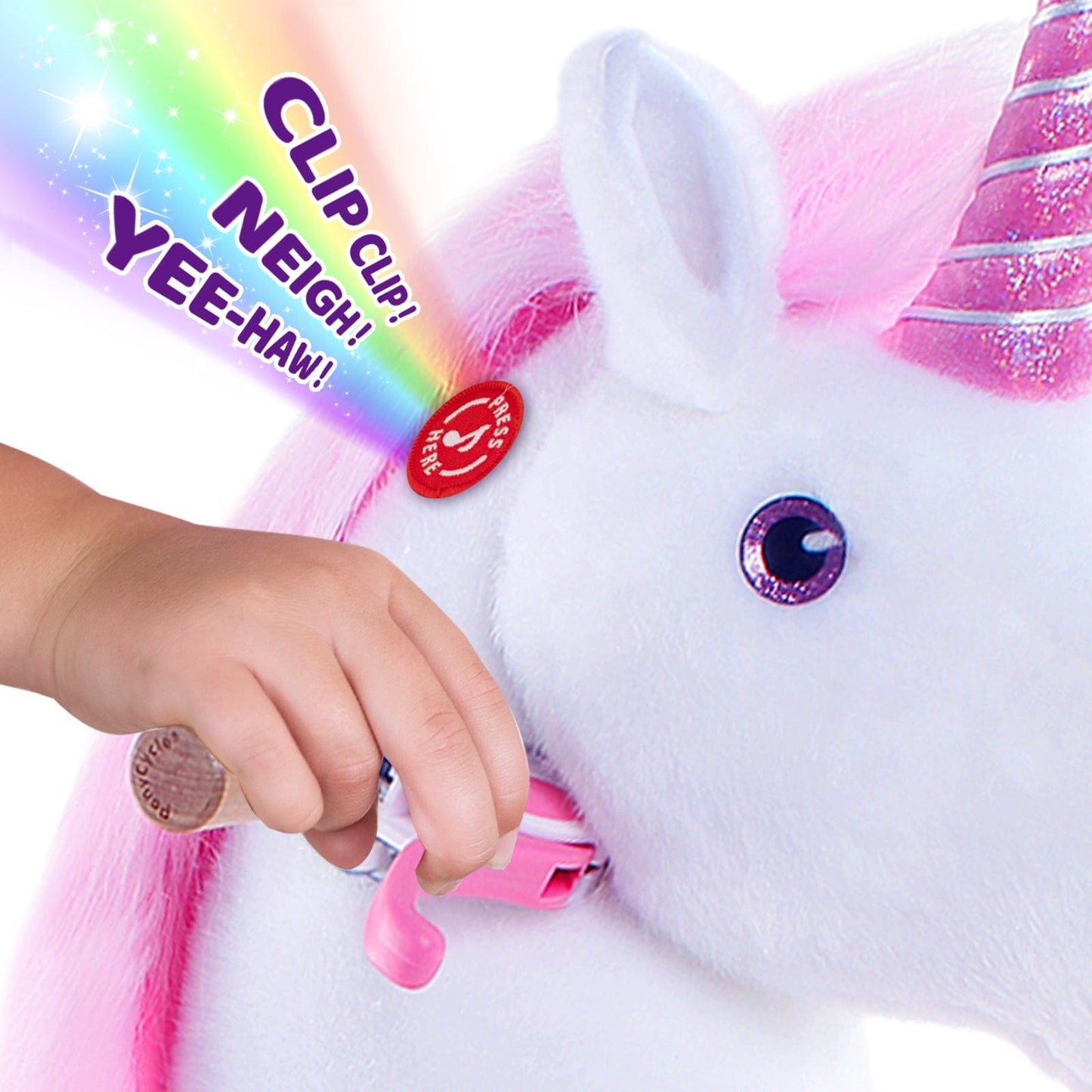 Model U Ride-On Unicorn Age 4-7 Pink
