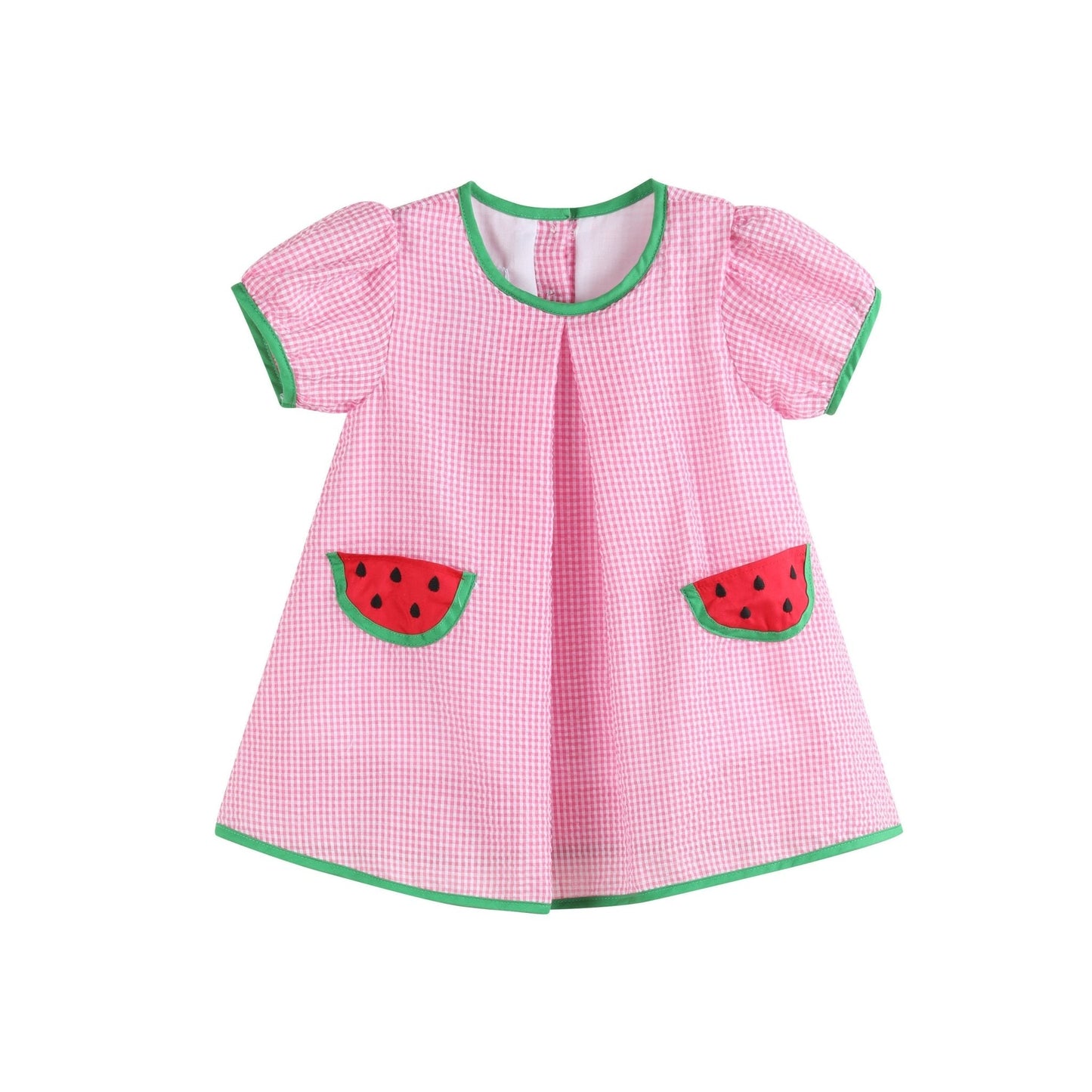 Pink Watermelon Dress and Panty Cover Set