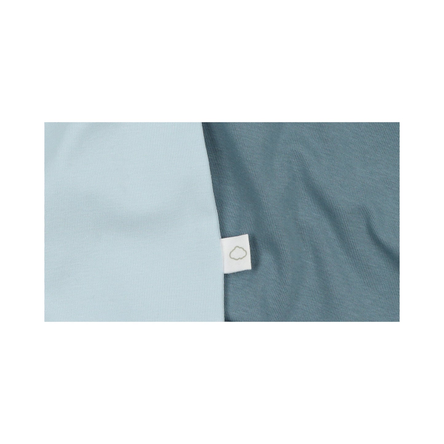 2 Pack Footies-Blue