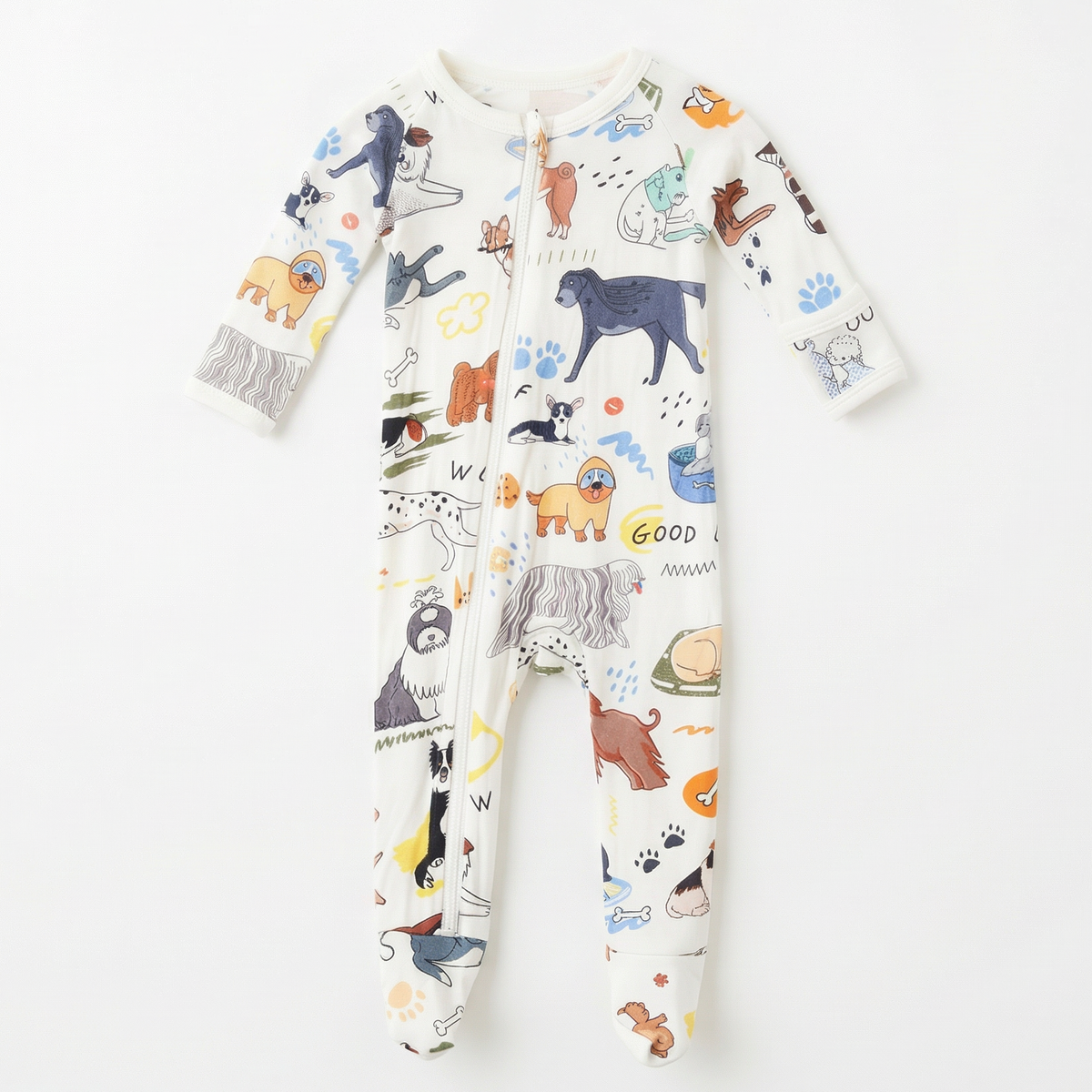 Puppy Pals White Footie