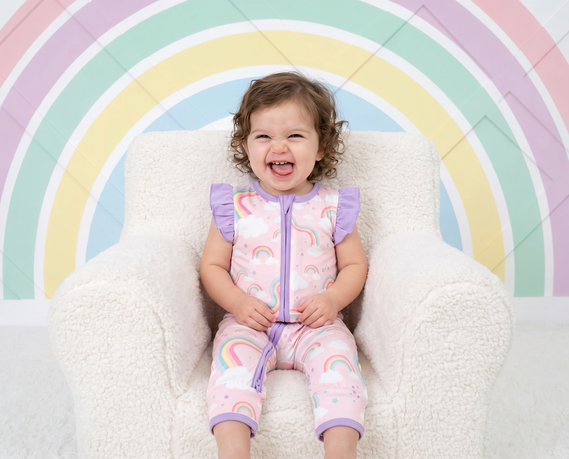 Rainbow Wishes Romper