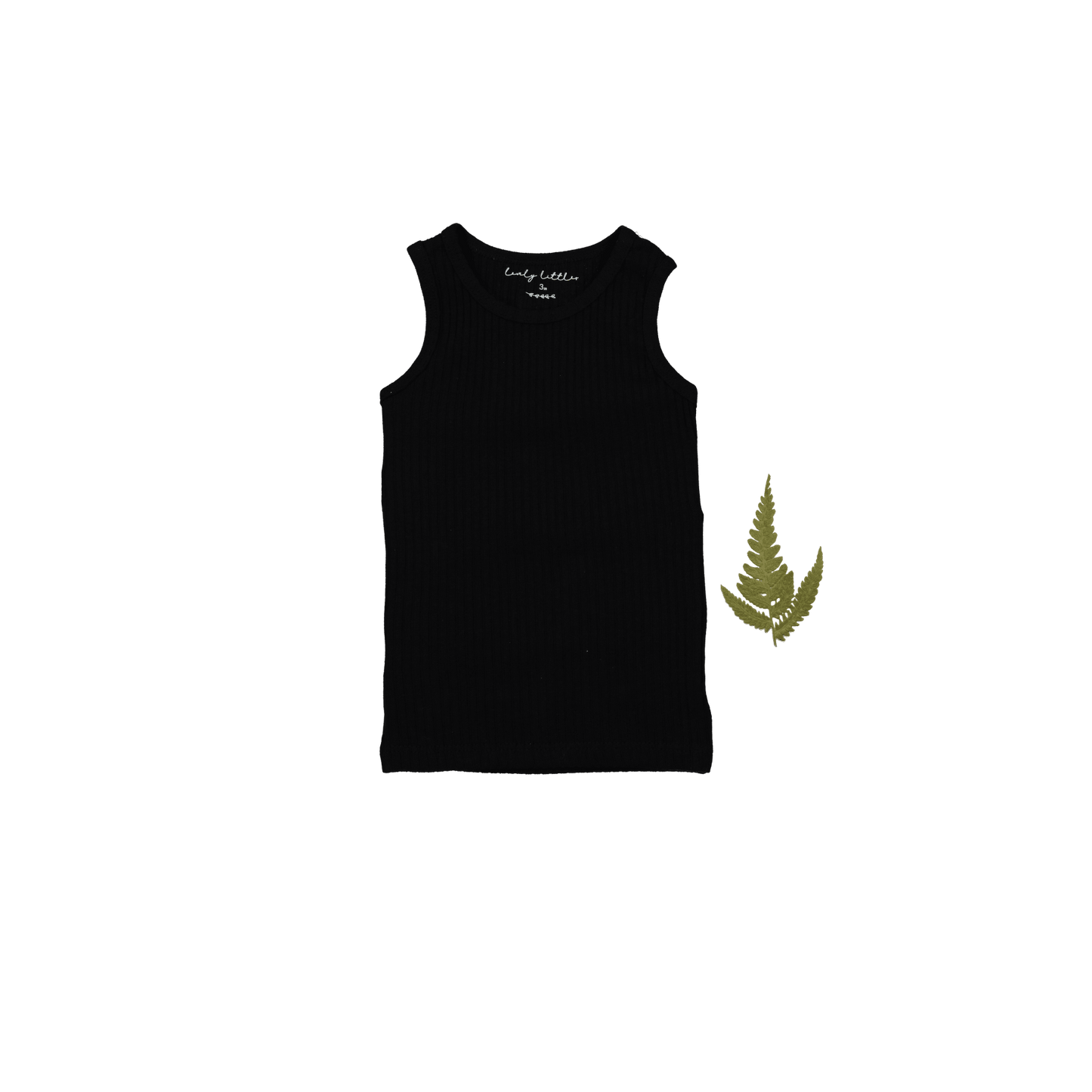 The Tank - Black Ribbed