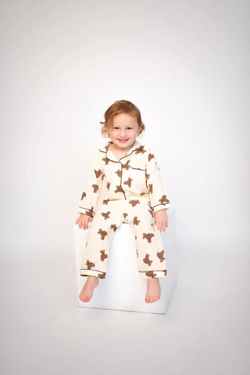 Teddy Pajama Long Set