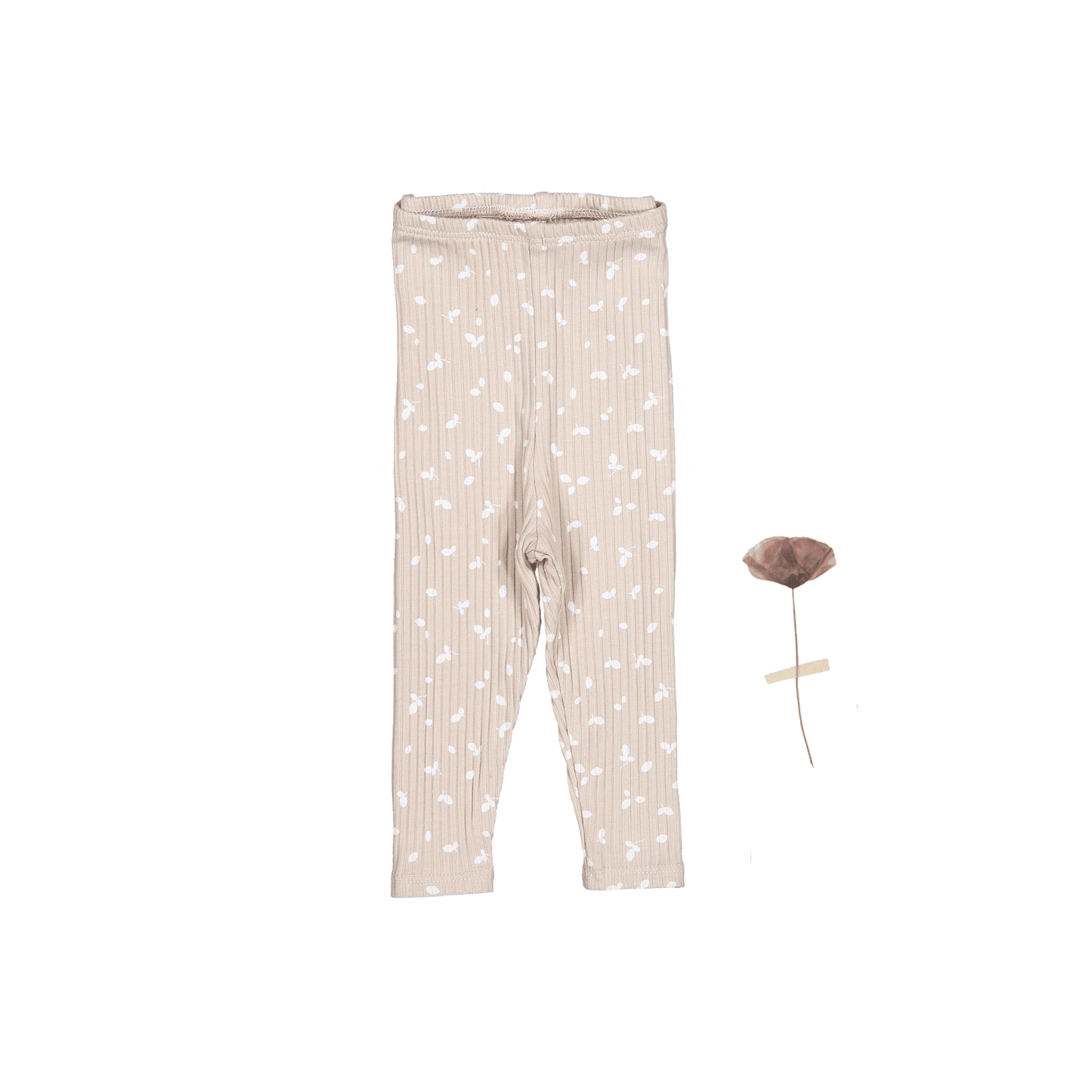 The Printed Legging - Sand Petal