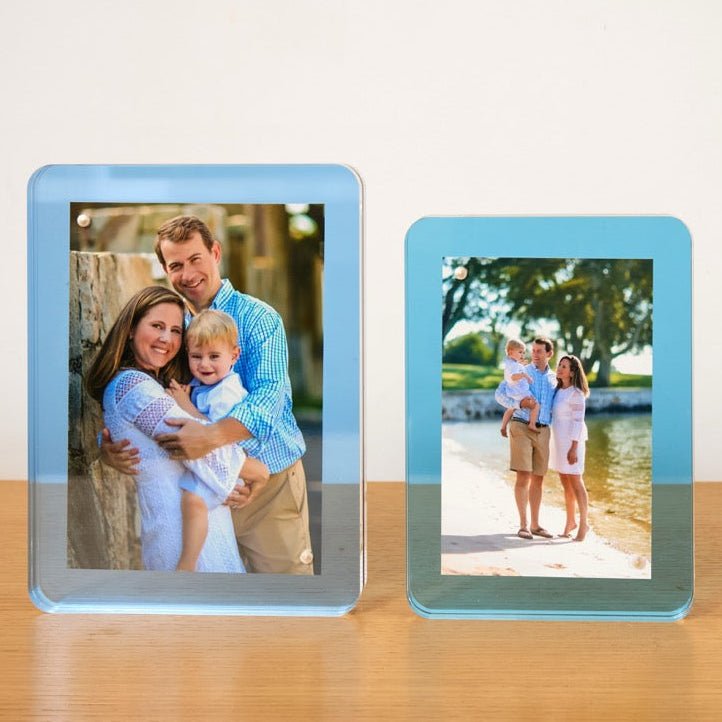 Sapphire Acrylic 4" x 6" Flip Frame
