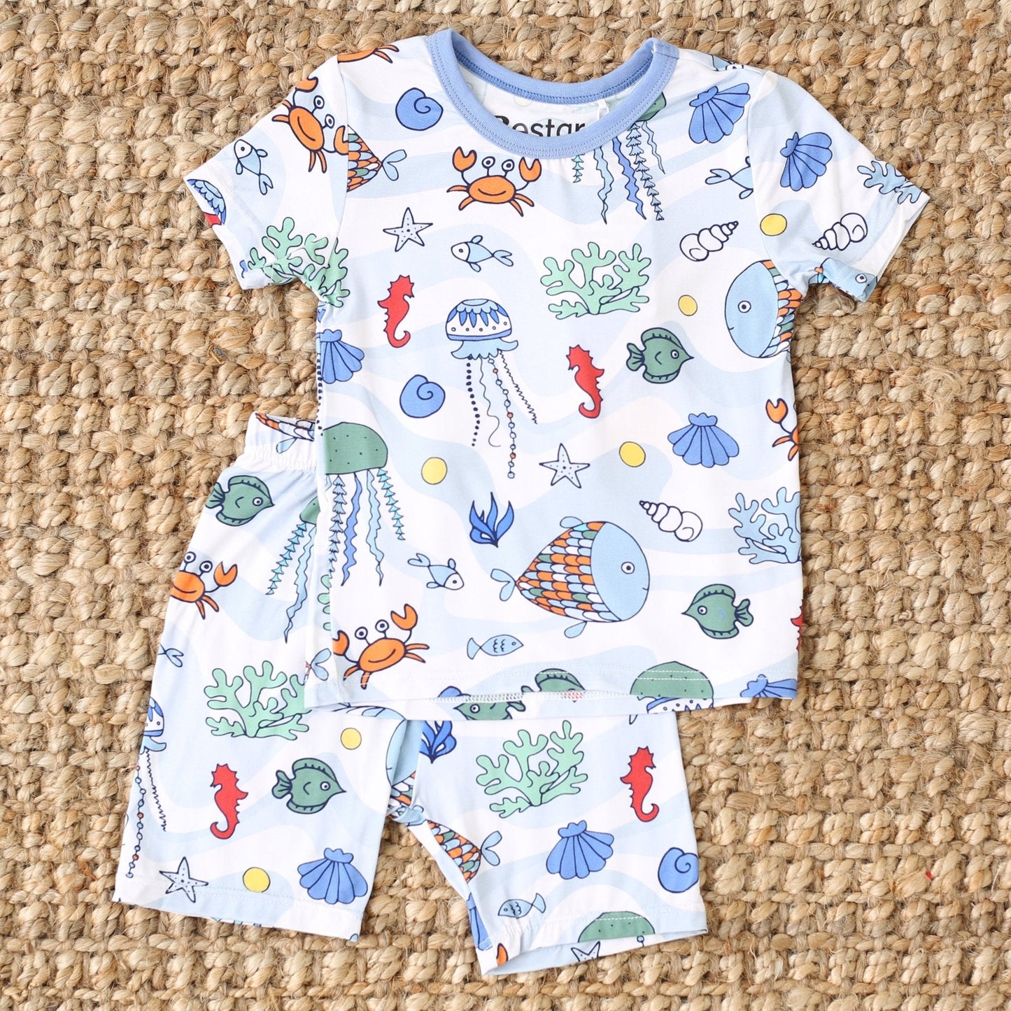 Sea Swirls Shorts PJs