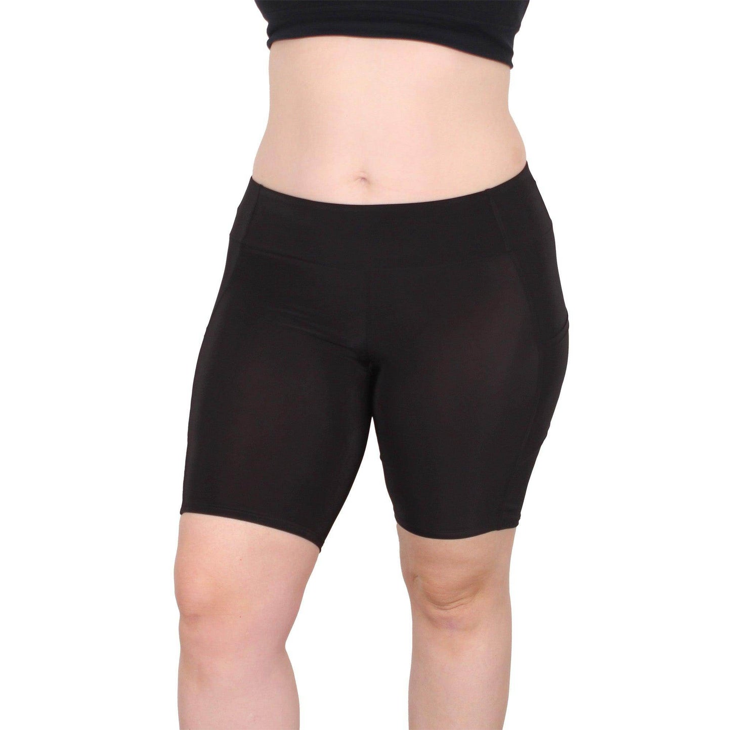 Signature Shortlette Slipshort with 2 Pockets 8" | Black