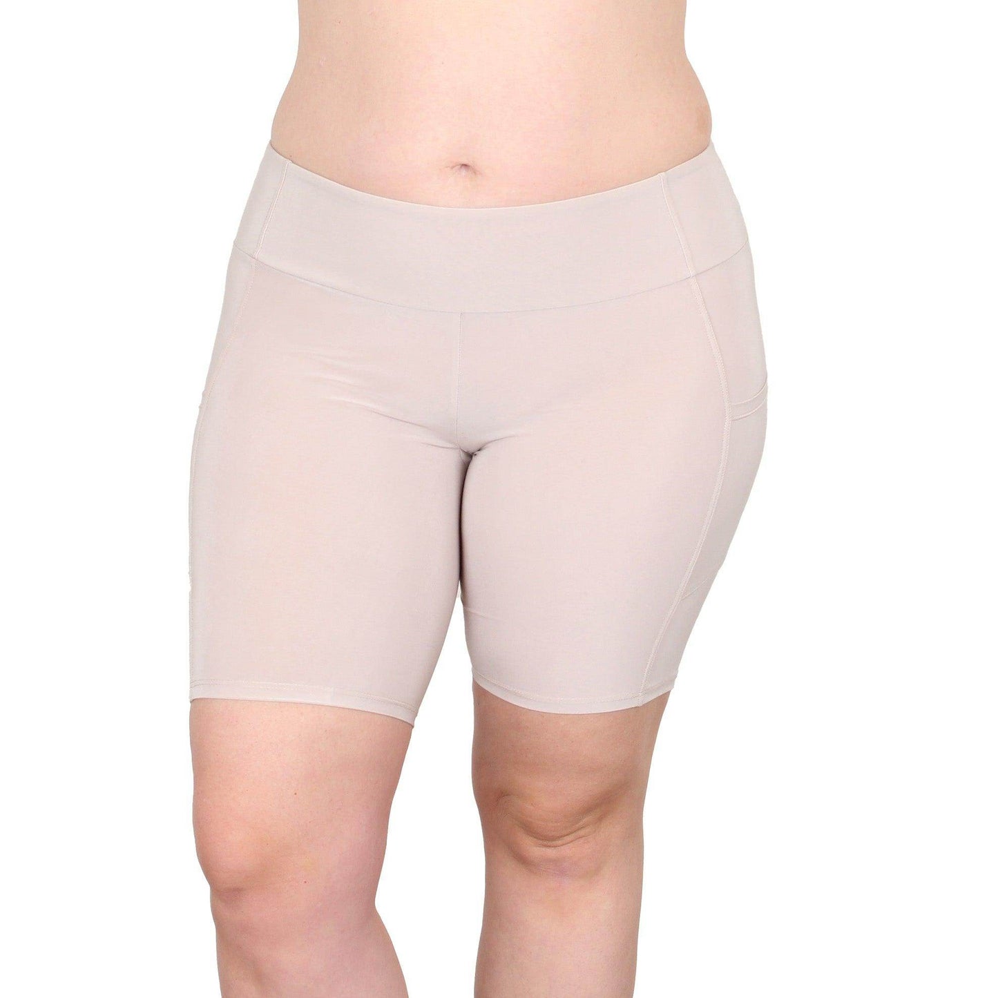 Signature Shortlette Slipshort with 2 Pockets 8" | Ecru