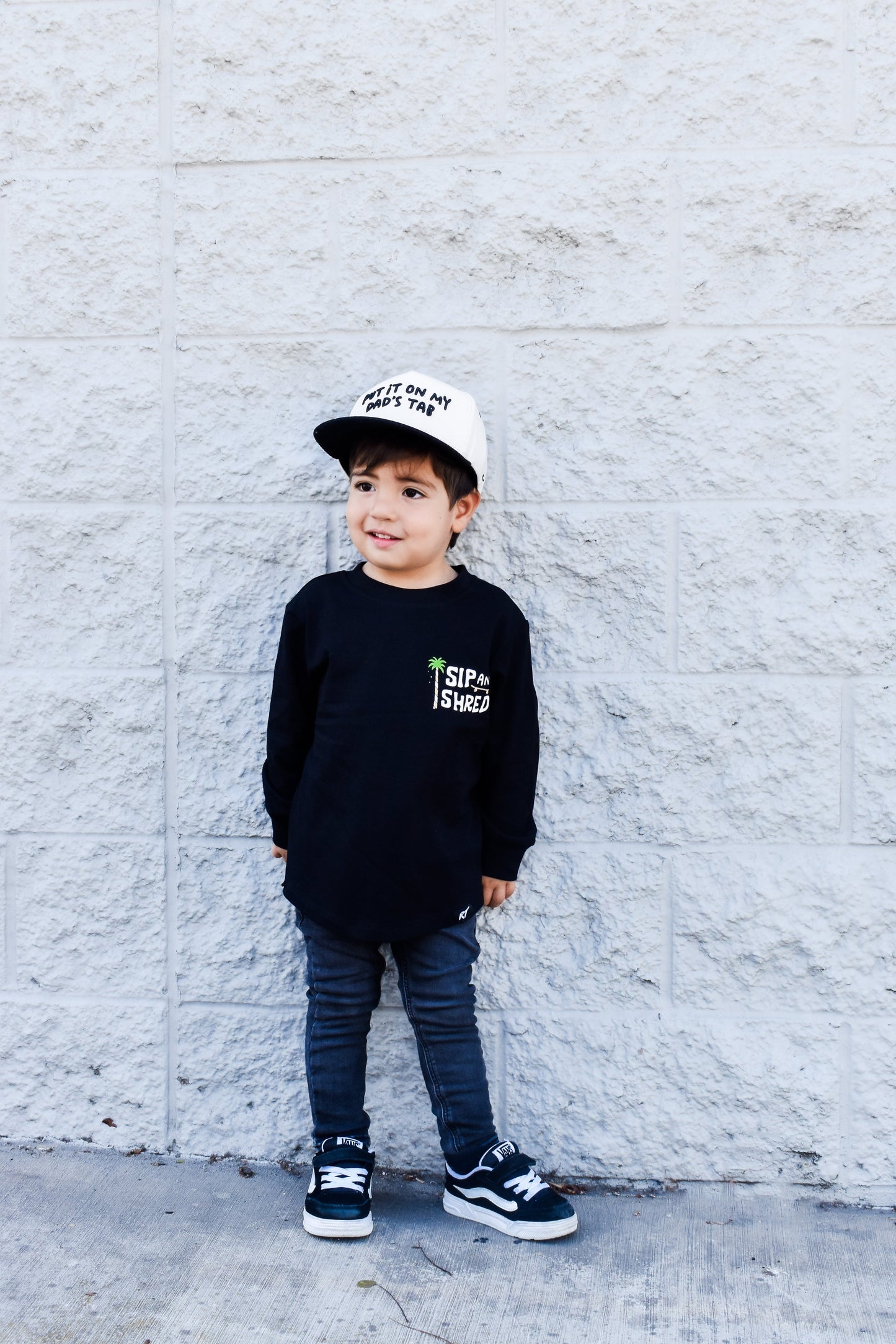 SIP & SHRED LONG SLEEVE TEE