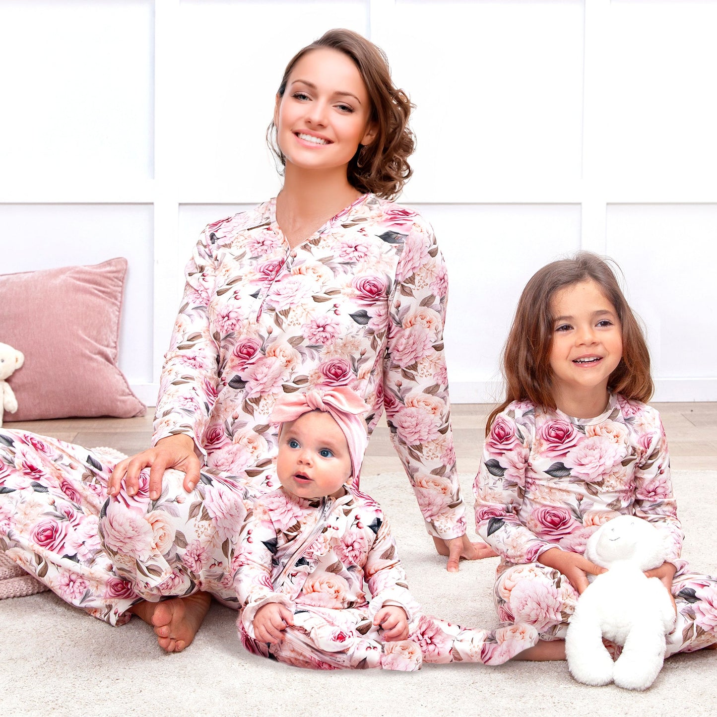 Garden Bouquet Girl's Bamboo Pajama Set