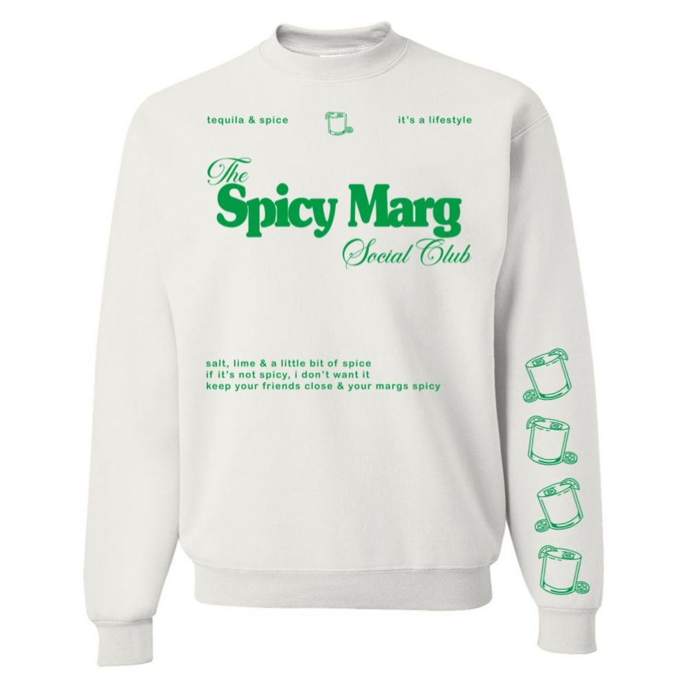 'Spicy Marg Social Club' Crewneck Sweatshirt