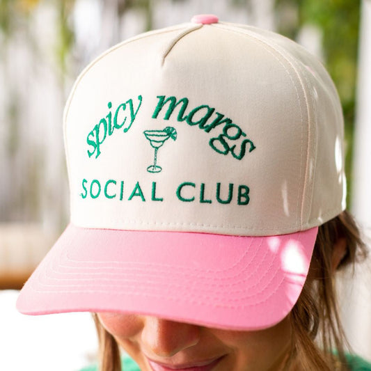 'Spicy Margs Social Club' Snapback Trucker Hat