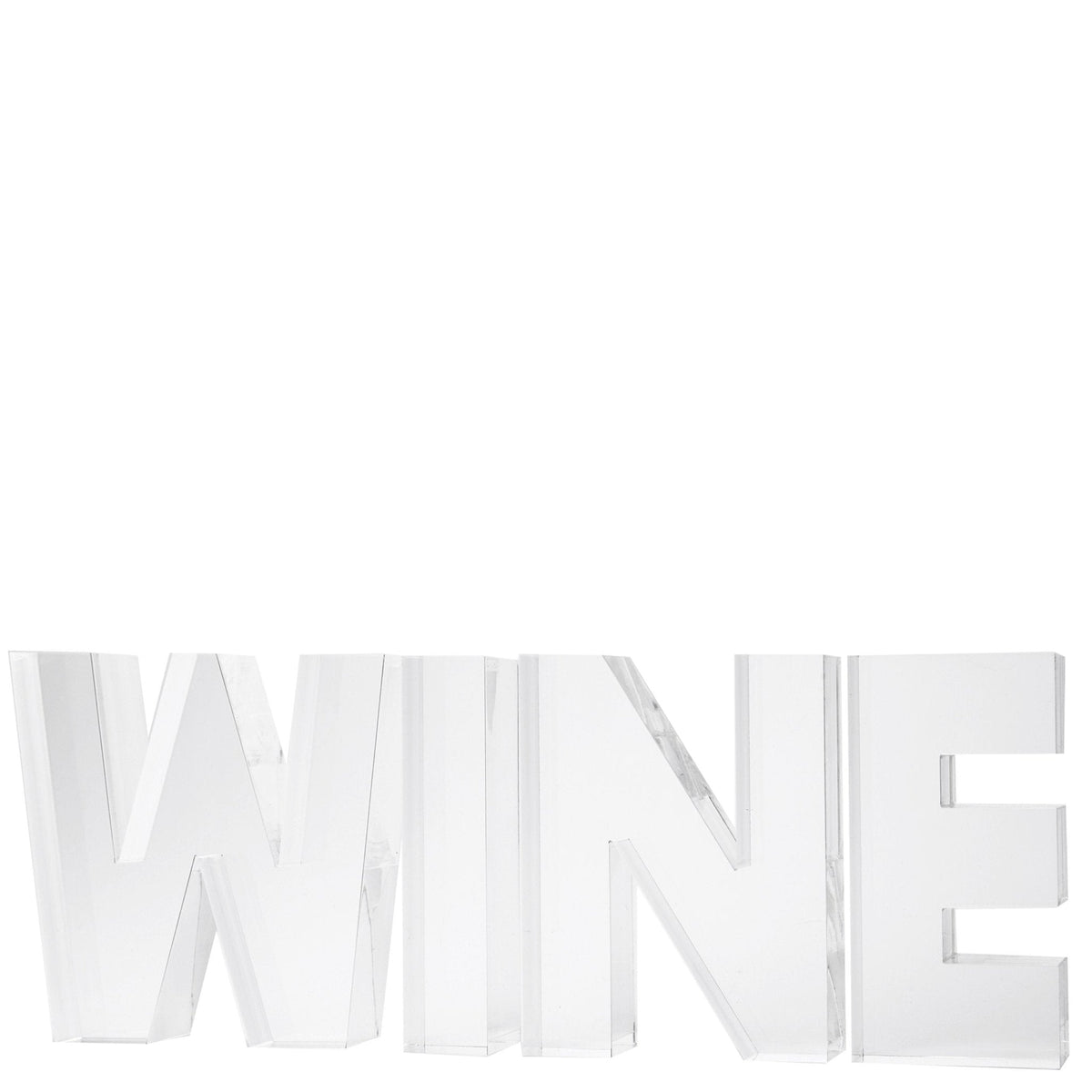 Clear Acrylic Wine Stand Alone