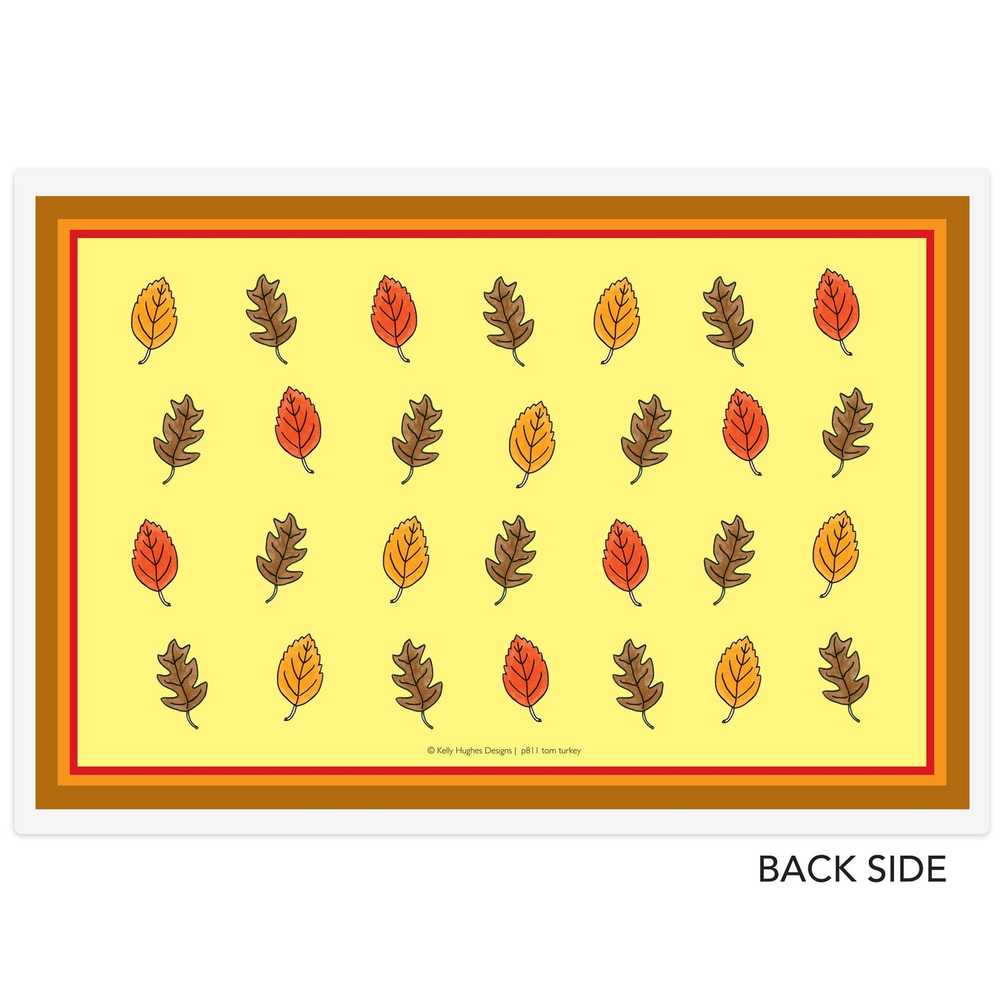 Tom Turkey Kids Placemat