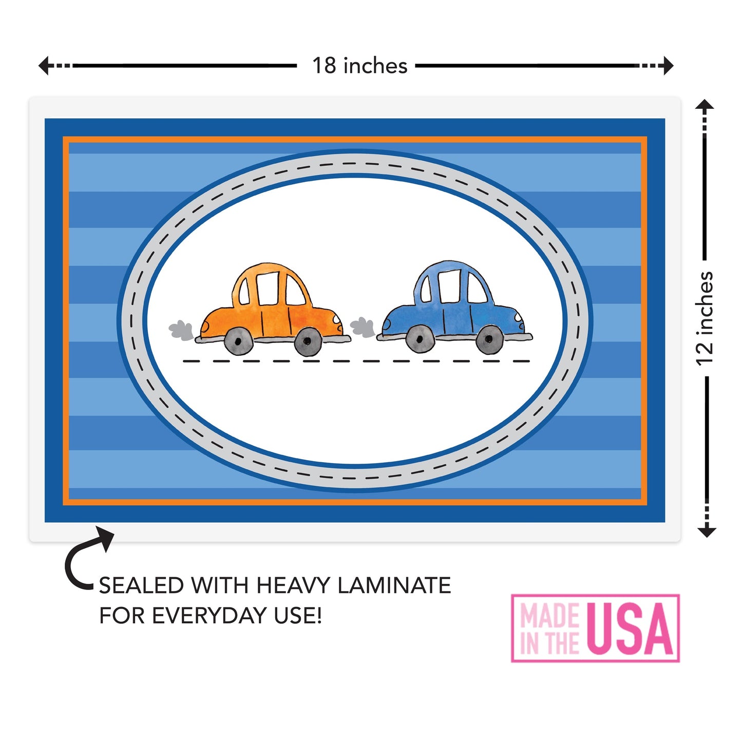 Vroom Vroom Kids Placemat