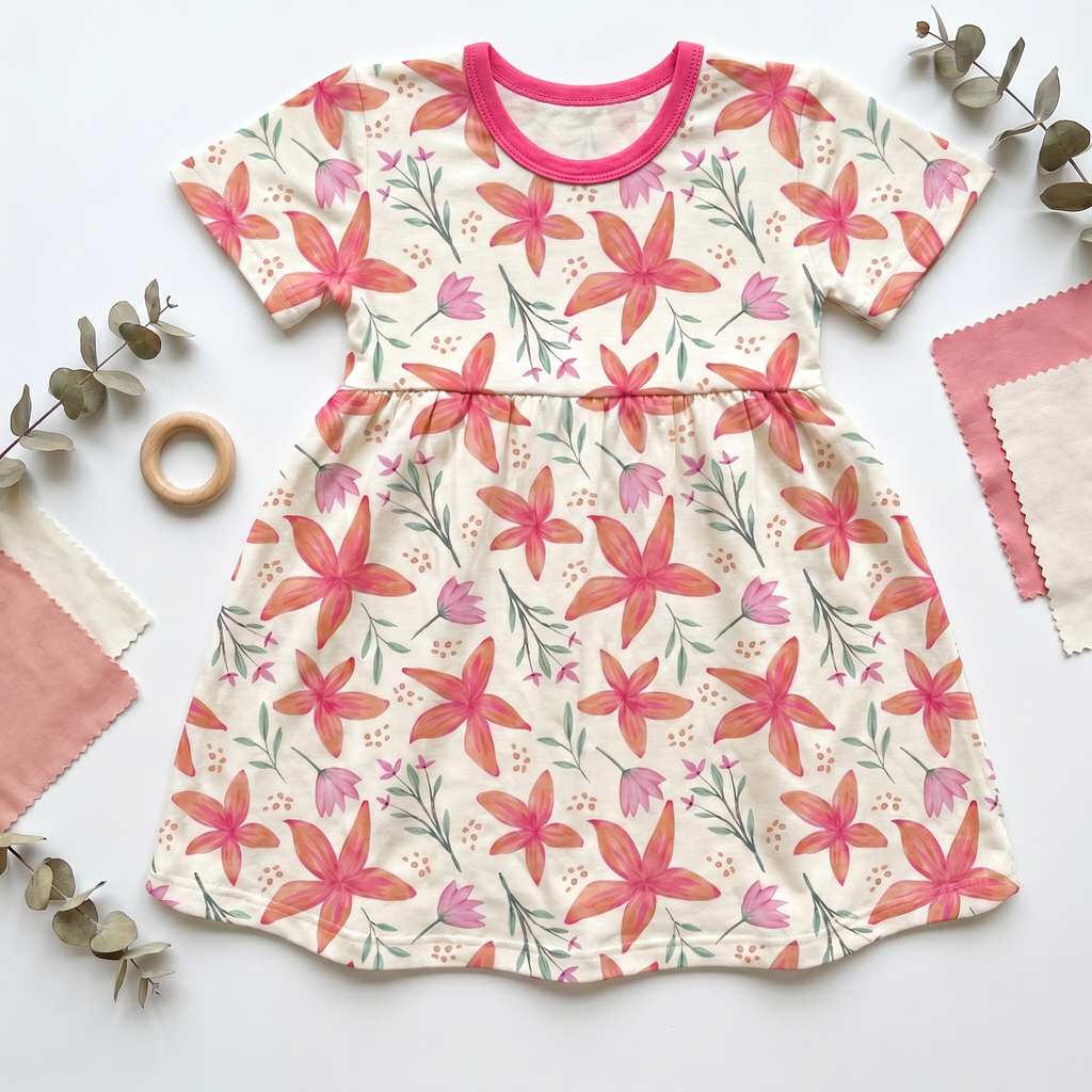Sunset Leilani S/S Dress