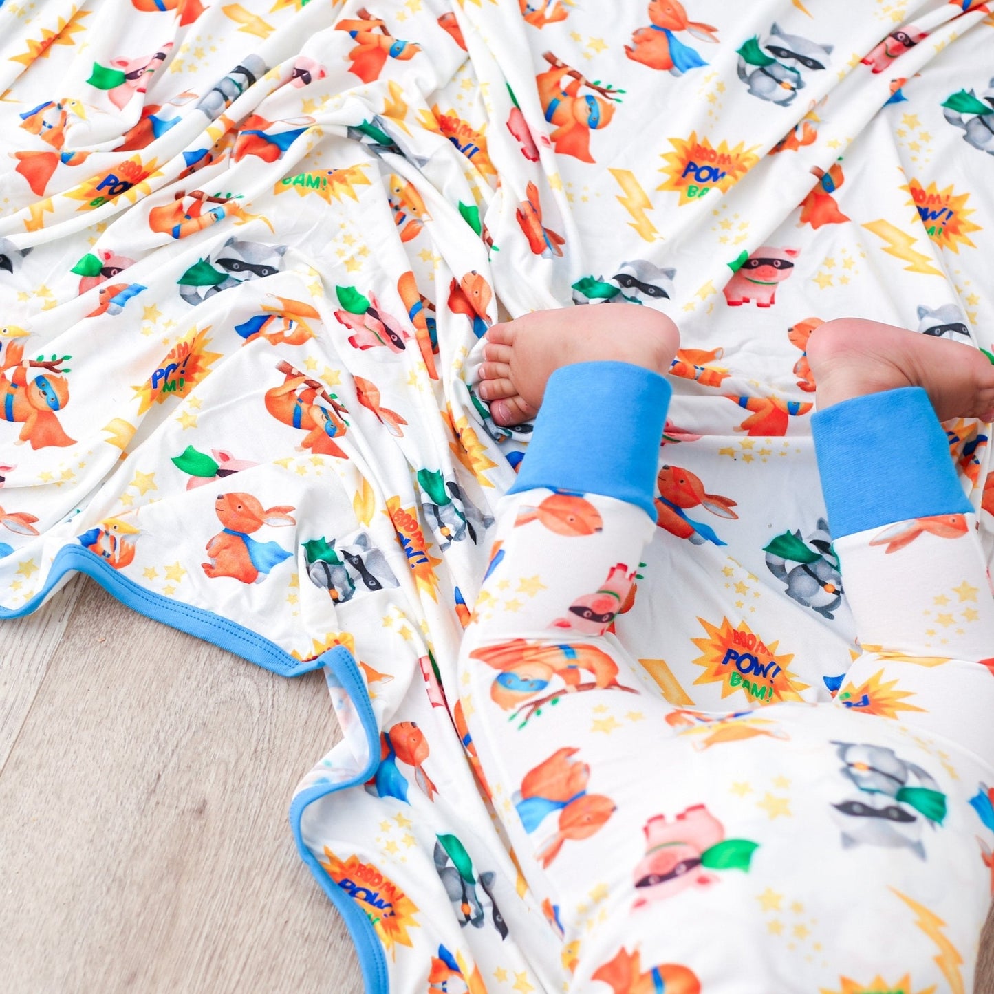 Super Sleepy Heroes Romper
