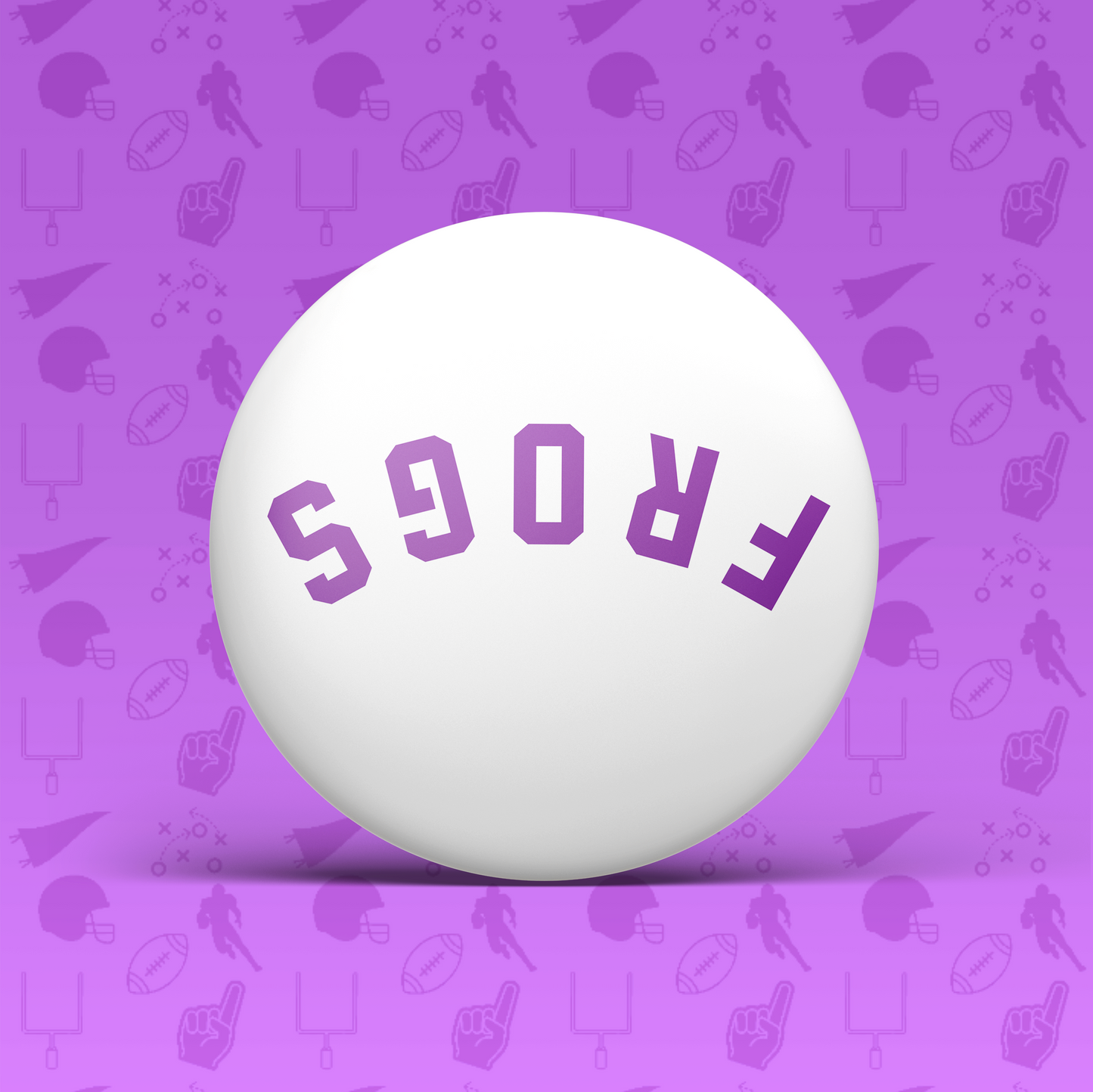 Frogs Upside Down Button