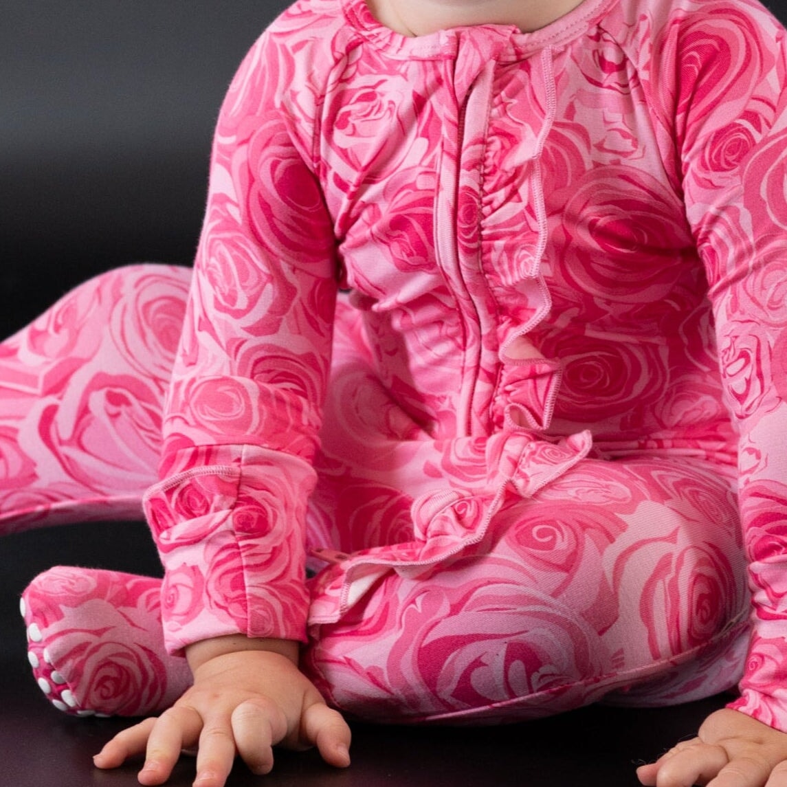 This Must Be Love Ruffle Footie