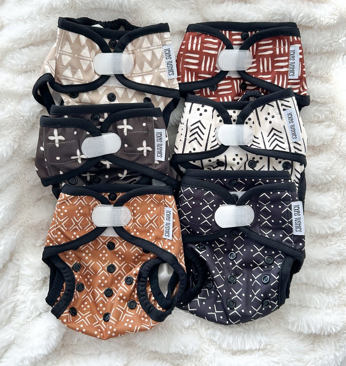 Tiny Tushies Newborn Hook & Loop Covers