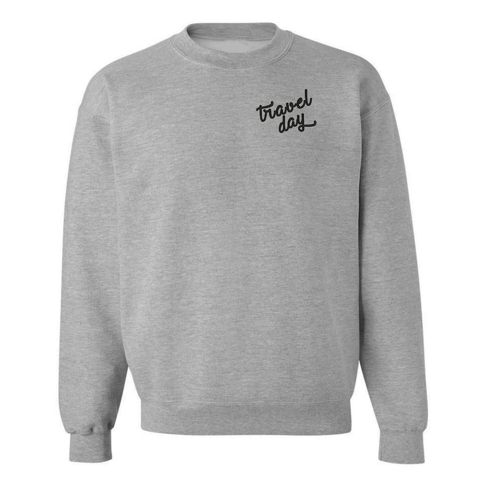 'Travel Day' Crewneck Sweatshirt