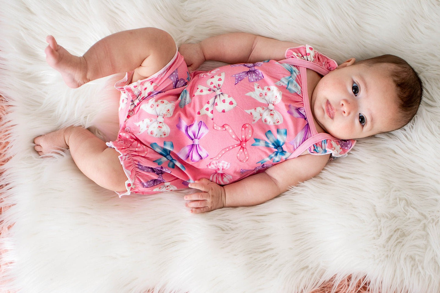 Twinkle Ties Bubble Romper