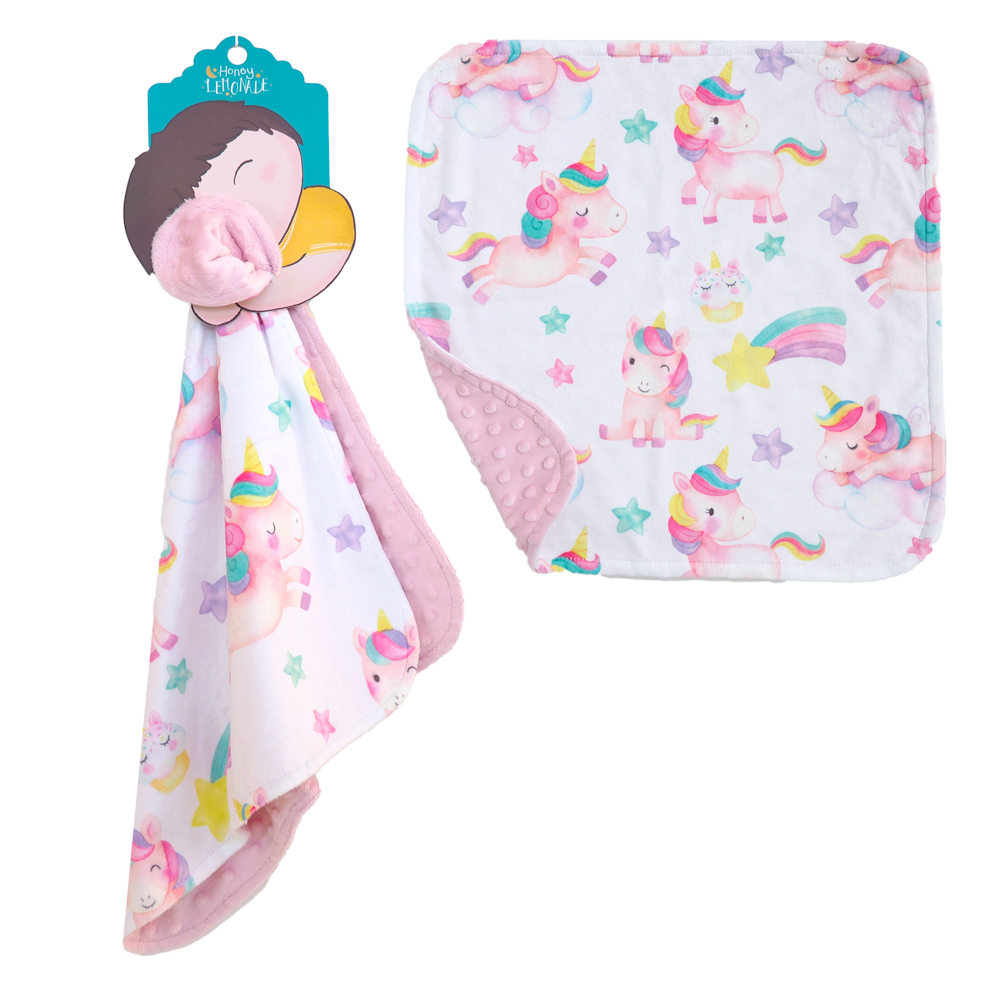 Mini Minky Blanket Unicorns