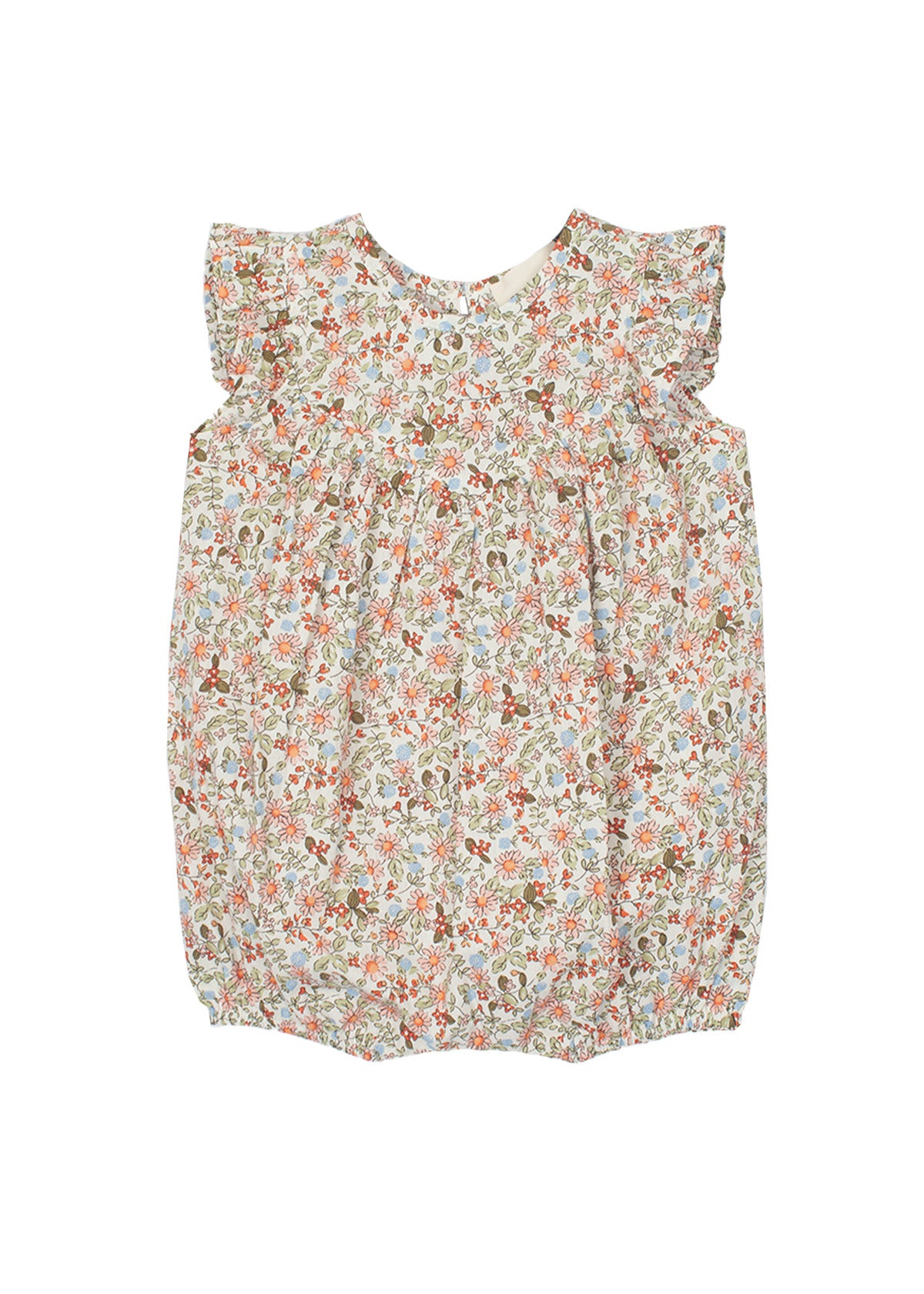 SUNSET FIELDS FLORAL ROMPER