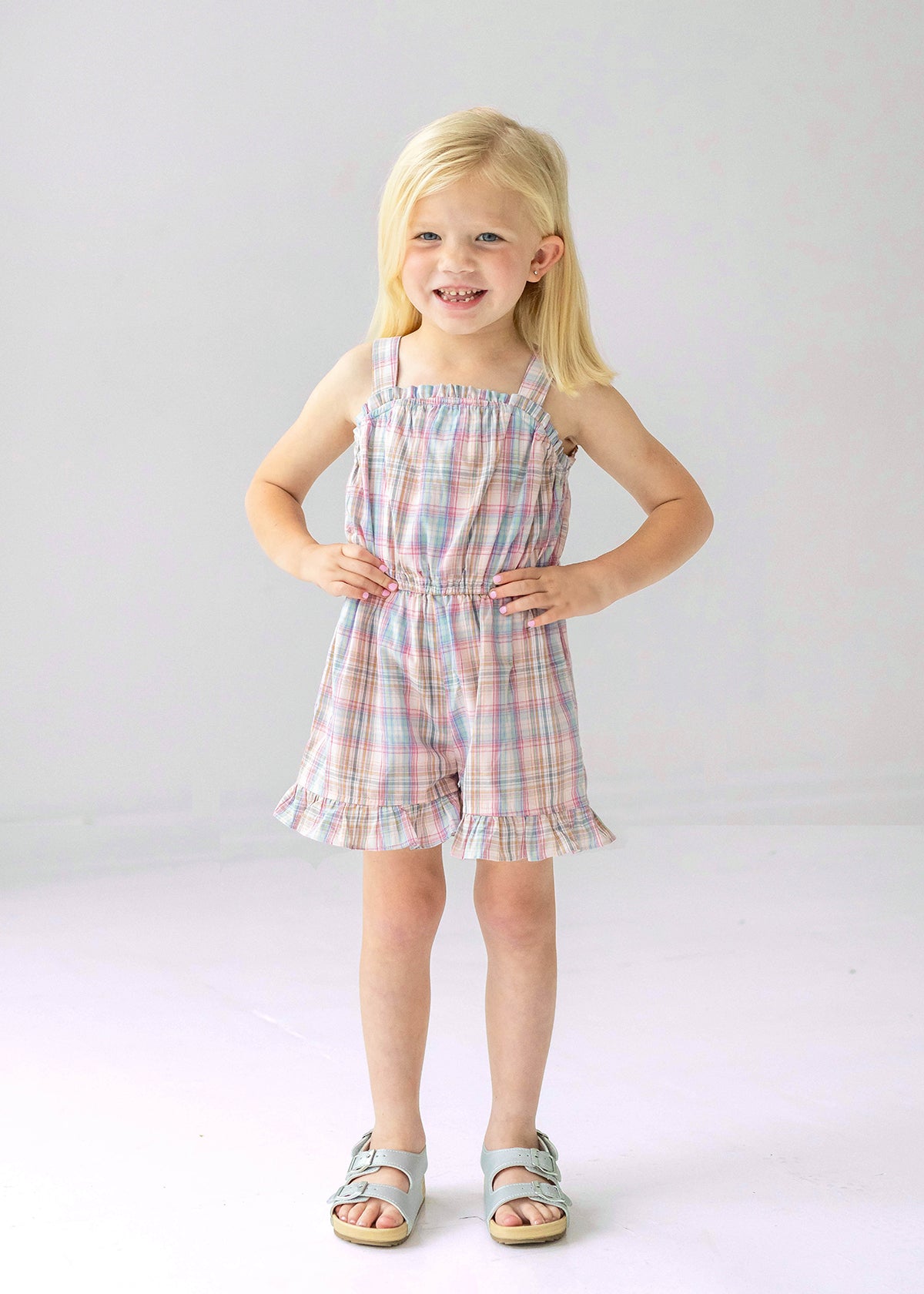 ORCHID FARM SHORTS ROMPER