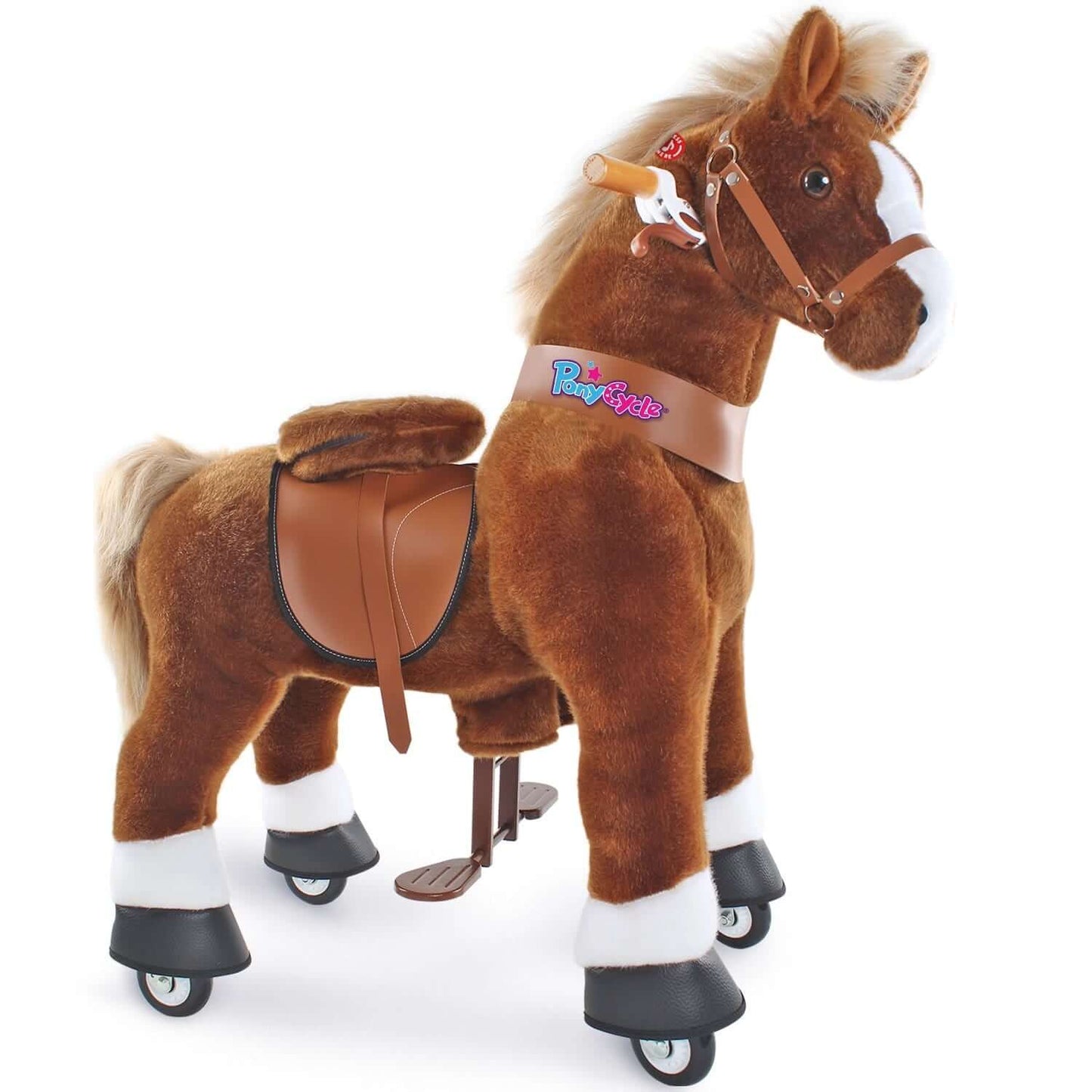 Model U Ride‑On Pony Toy Riding Horse Age 4‑7 Brown